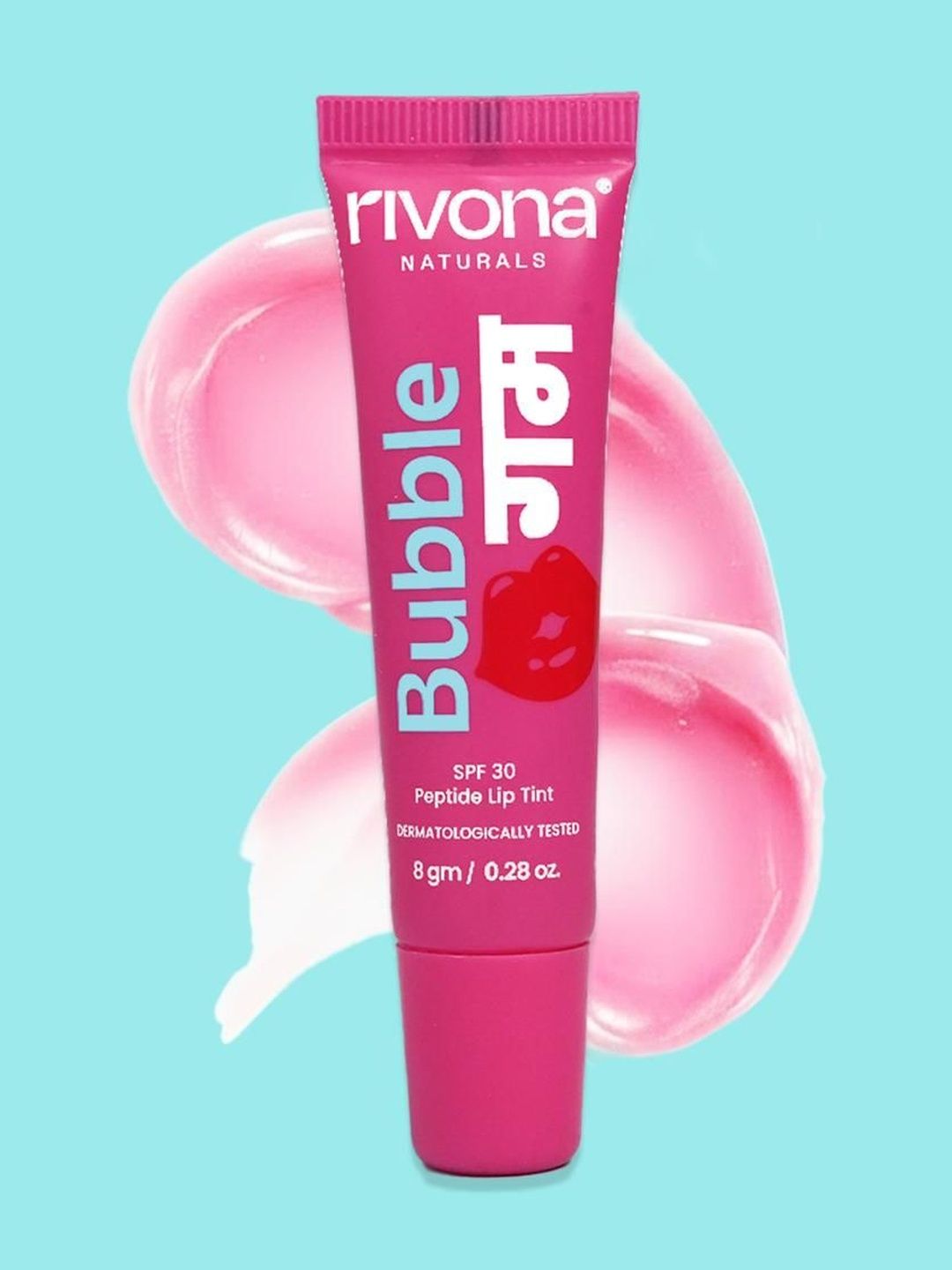 Rivona Naturals Bubblegum pH Changing Lip Tint - 8 g- Bubblegum Pink-image-46