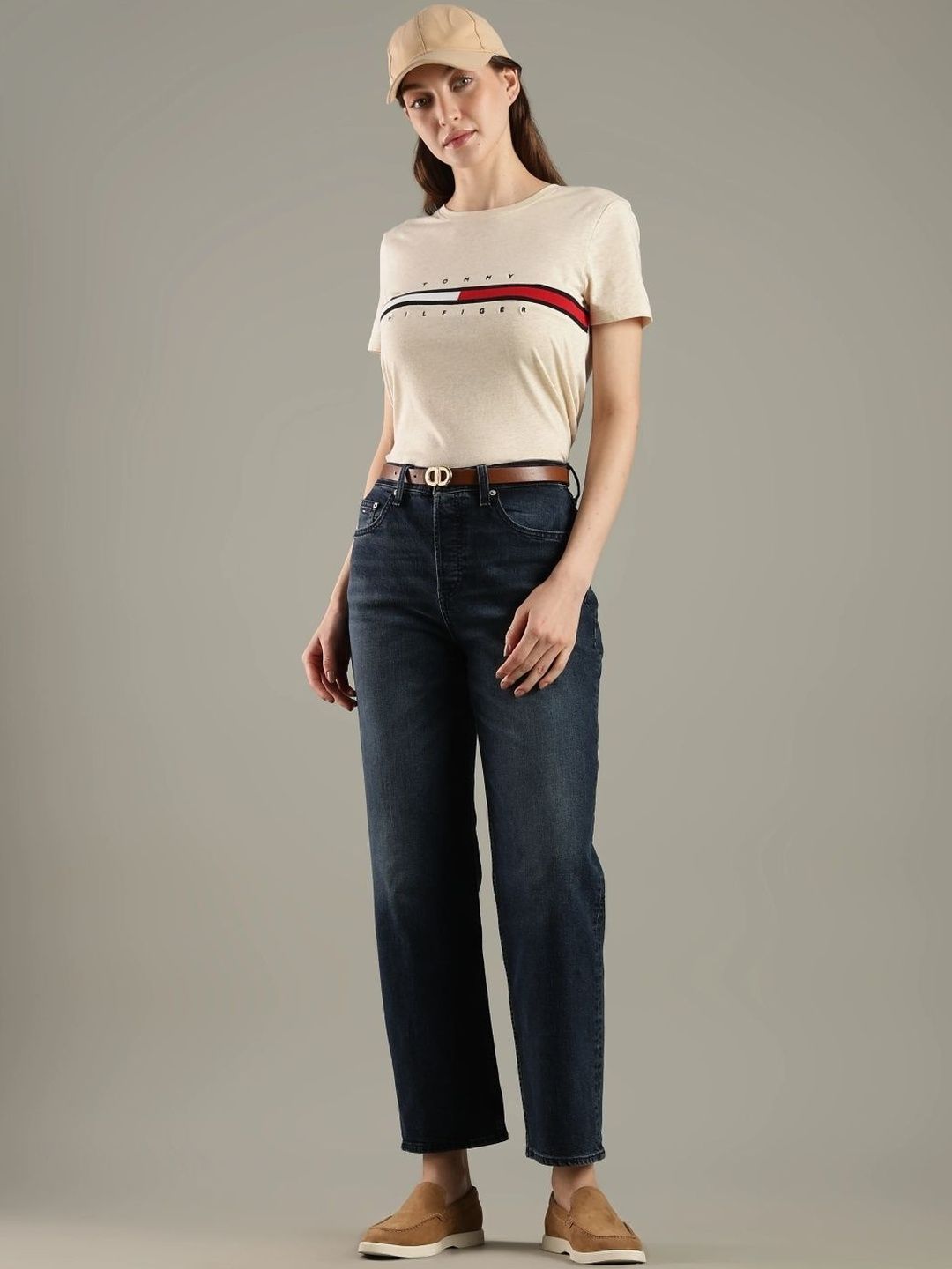 Tommy Hilfiger Women Regular Fit Mid-Rise Light Fade Jeans-picture-15