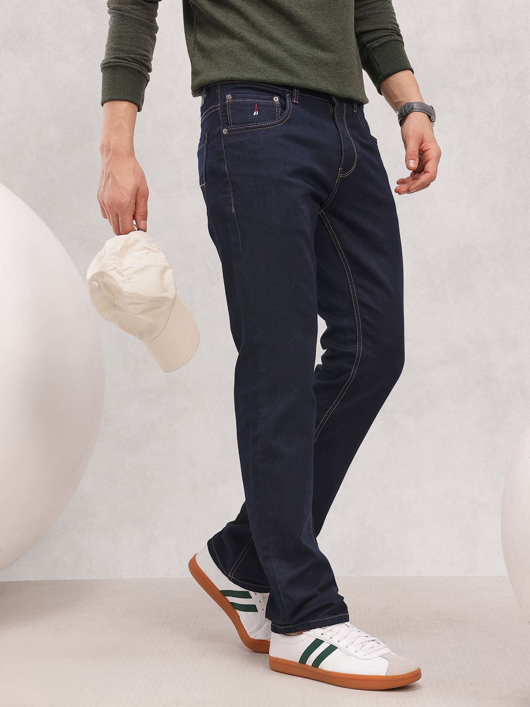 Nautica Men Straight Fit Mid-Rise Stretchable Jeans-picture-27