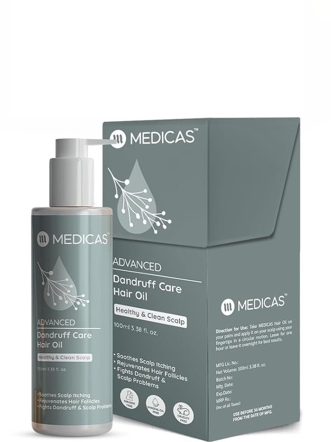 Medicas Dandruff Care Hair Oil - 100 ml-picture-35