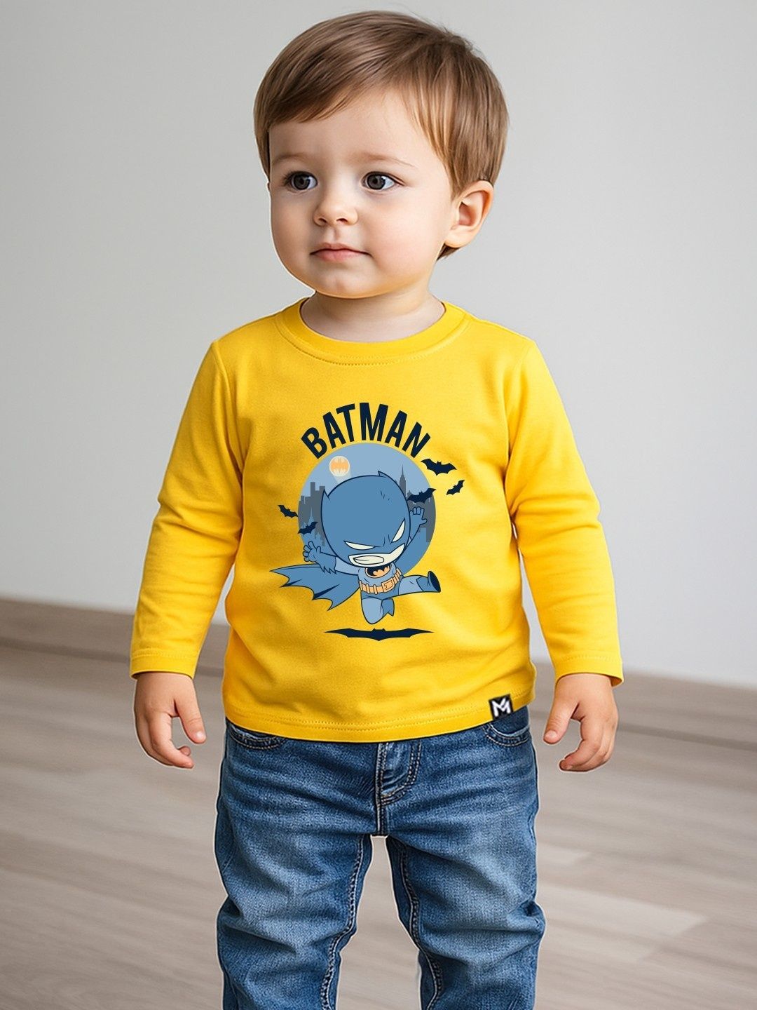 YK X Minute Mirth Infant Boys Batman Printed T-Shirt-image-7