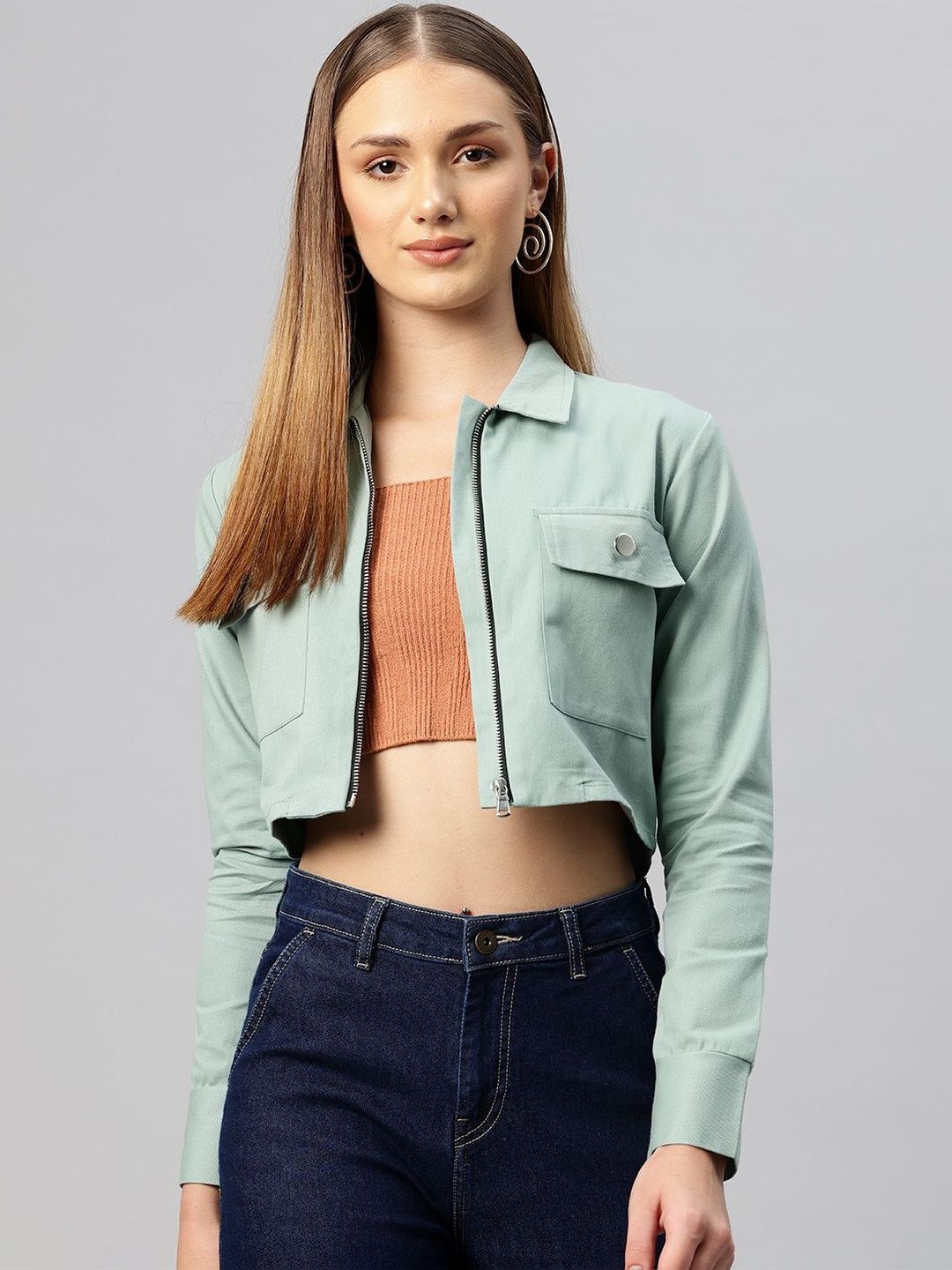 CORSICA Women Crop Denim Jacket-picture-30