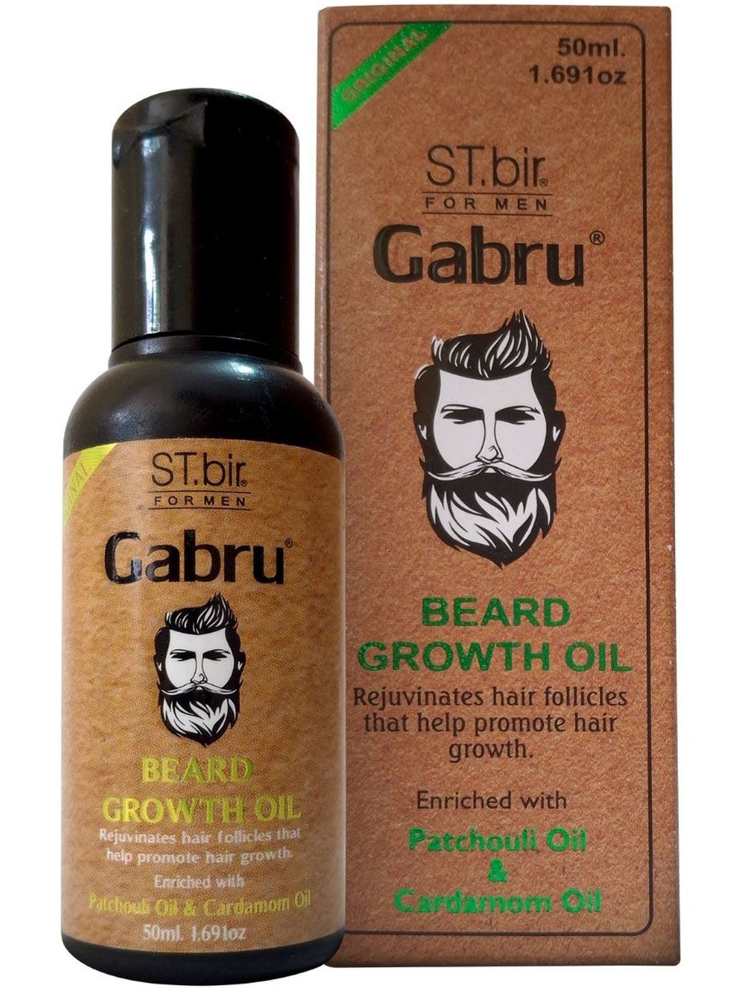 GABRU Beard Growth Oil With Patchouli & Cardamom Oil - 50 ml-image-44