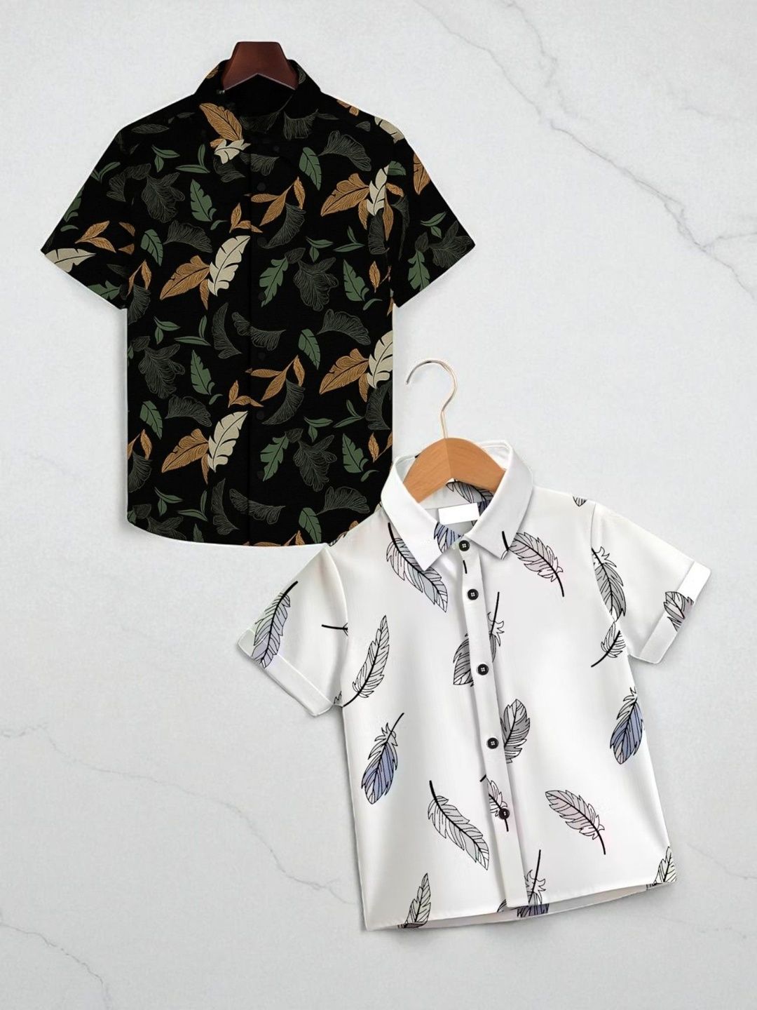 RAVYA TRENDZ Boys Classic Floral Printed Casual Shirt-picture-37