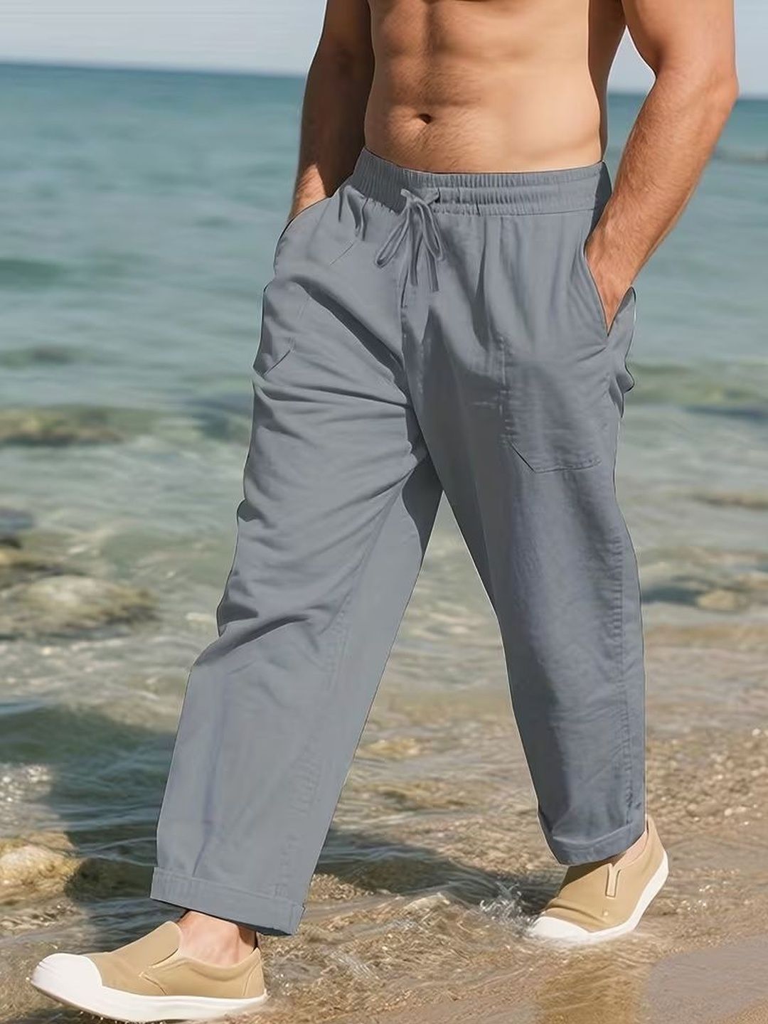 R.Code by The Roadster Life Co. Men High-Rise Trousers-picture-27