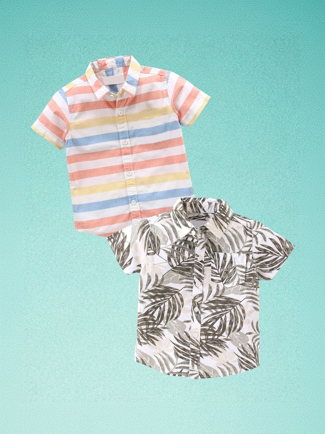 AMBARDI FASHION Boys Classic Multi Stripes Striped Casual Shirt-picture-18