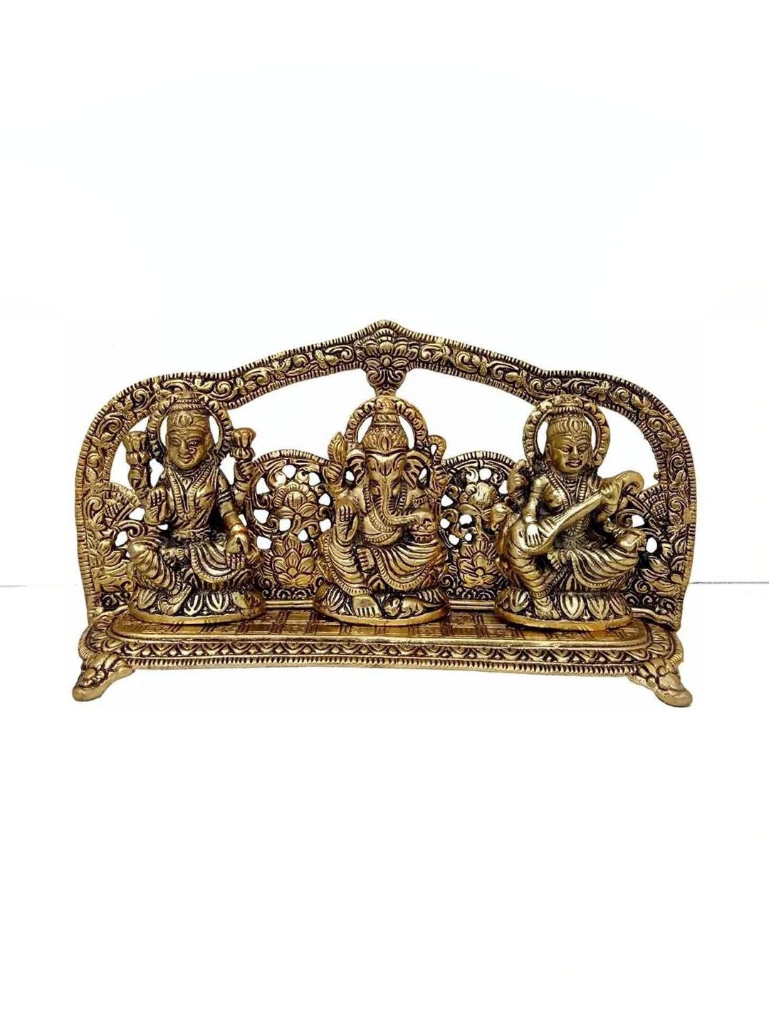 RKONECT Metal Laxmi Ganesha Saraswati Idol-picture-37