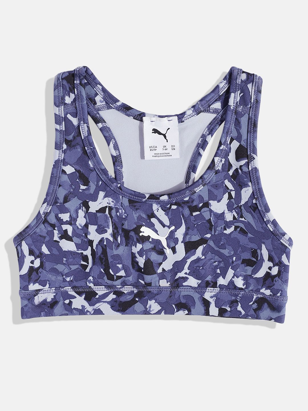 Puma Girls Train All Day Youth Printed Training Bra-picture-18