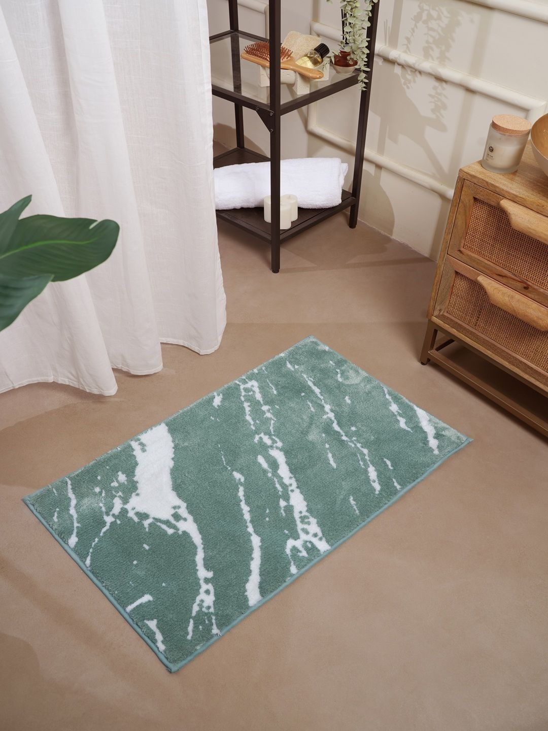 RALIA HOMES Printed Green Anti-Skid Floor Mats & Dhurries-picture-24