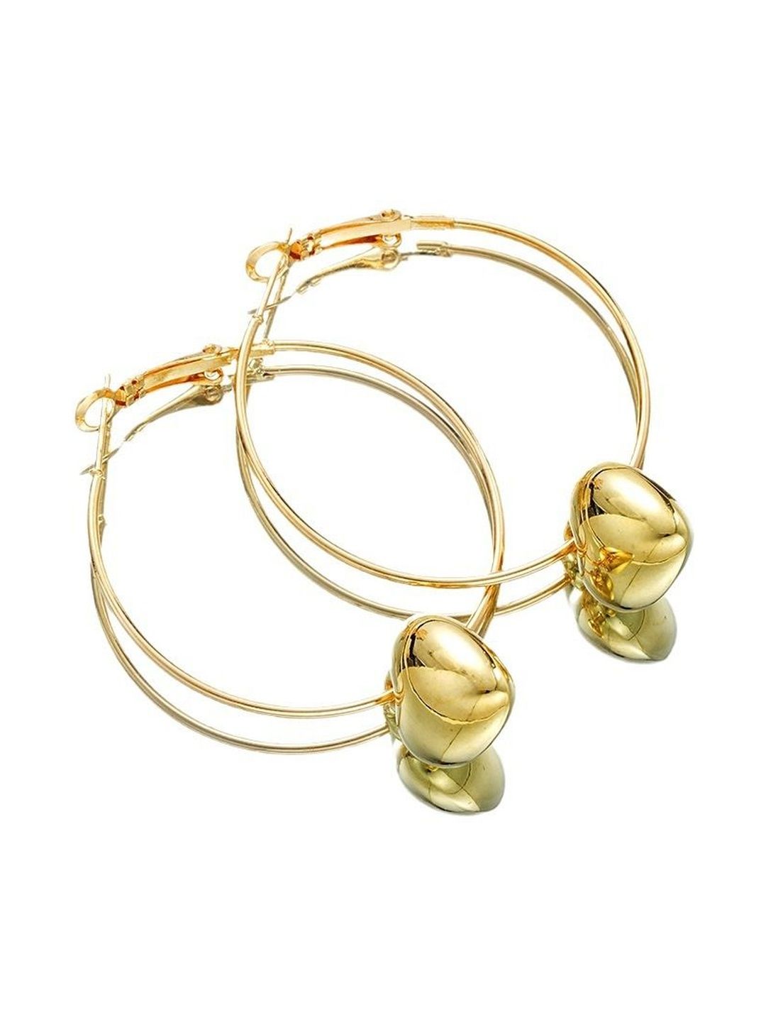 StyleCast x Revolte Geometric Half Hoop Earrings-image-20