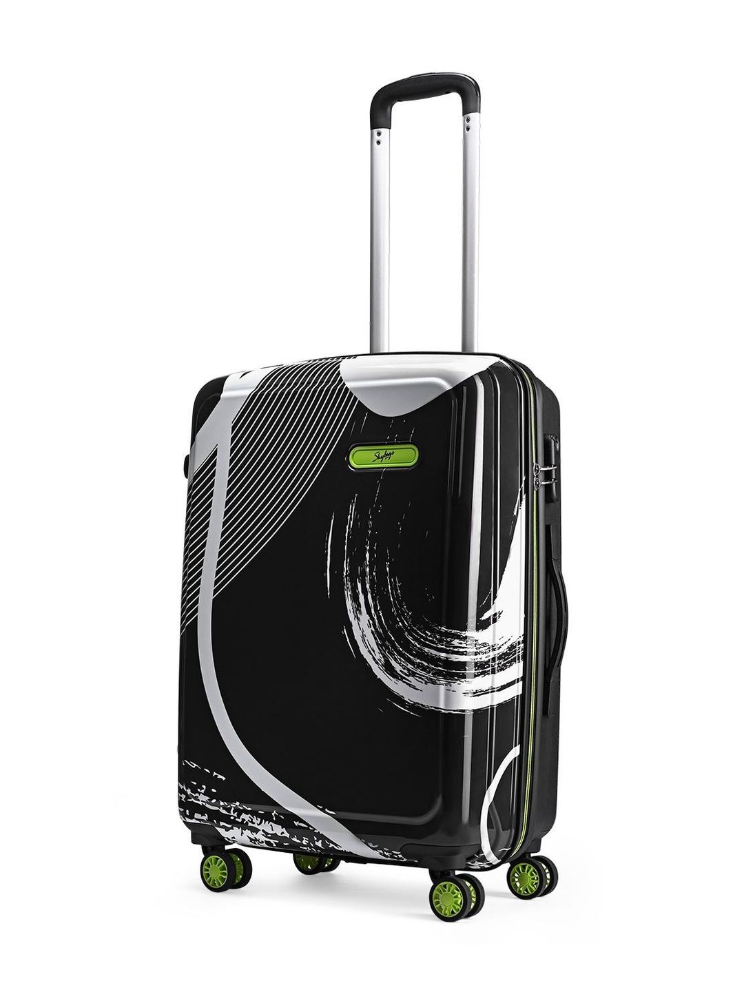 Skybags Splash Printed Medium Check-in Trolley Bag with Combination Lock-picture-41