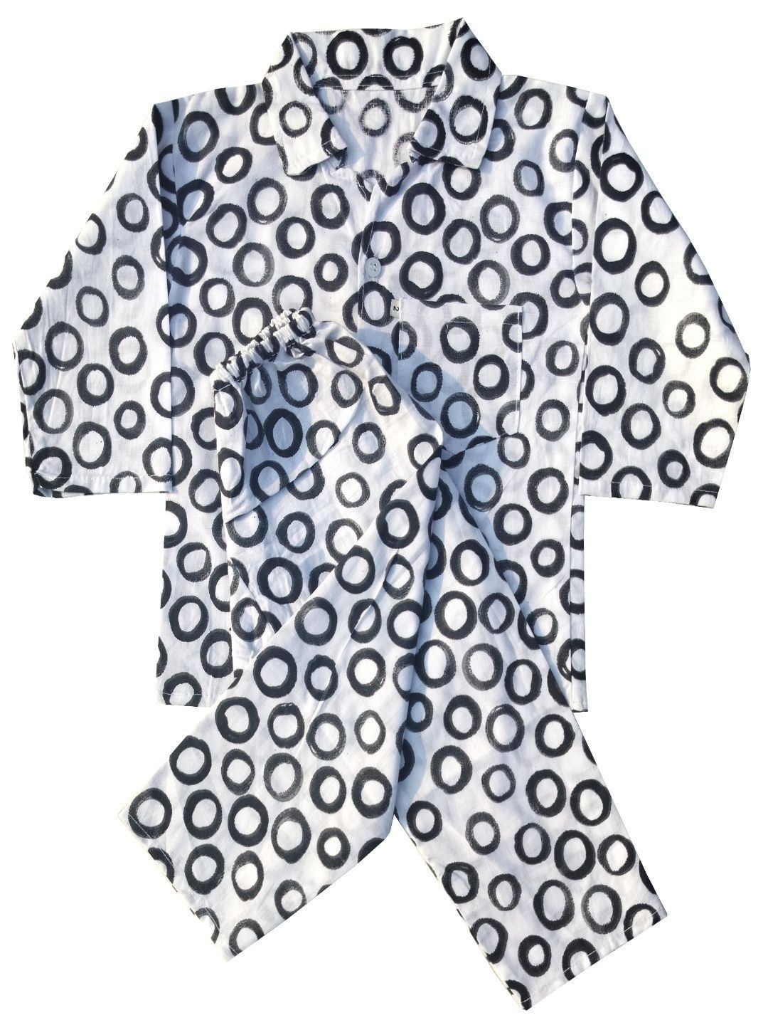 SAHU TRENDZ Boys Printed Three-Quarter Sleeves Nightdress-image-44