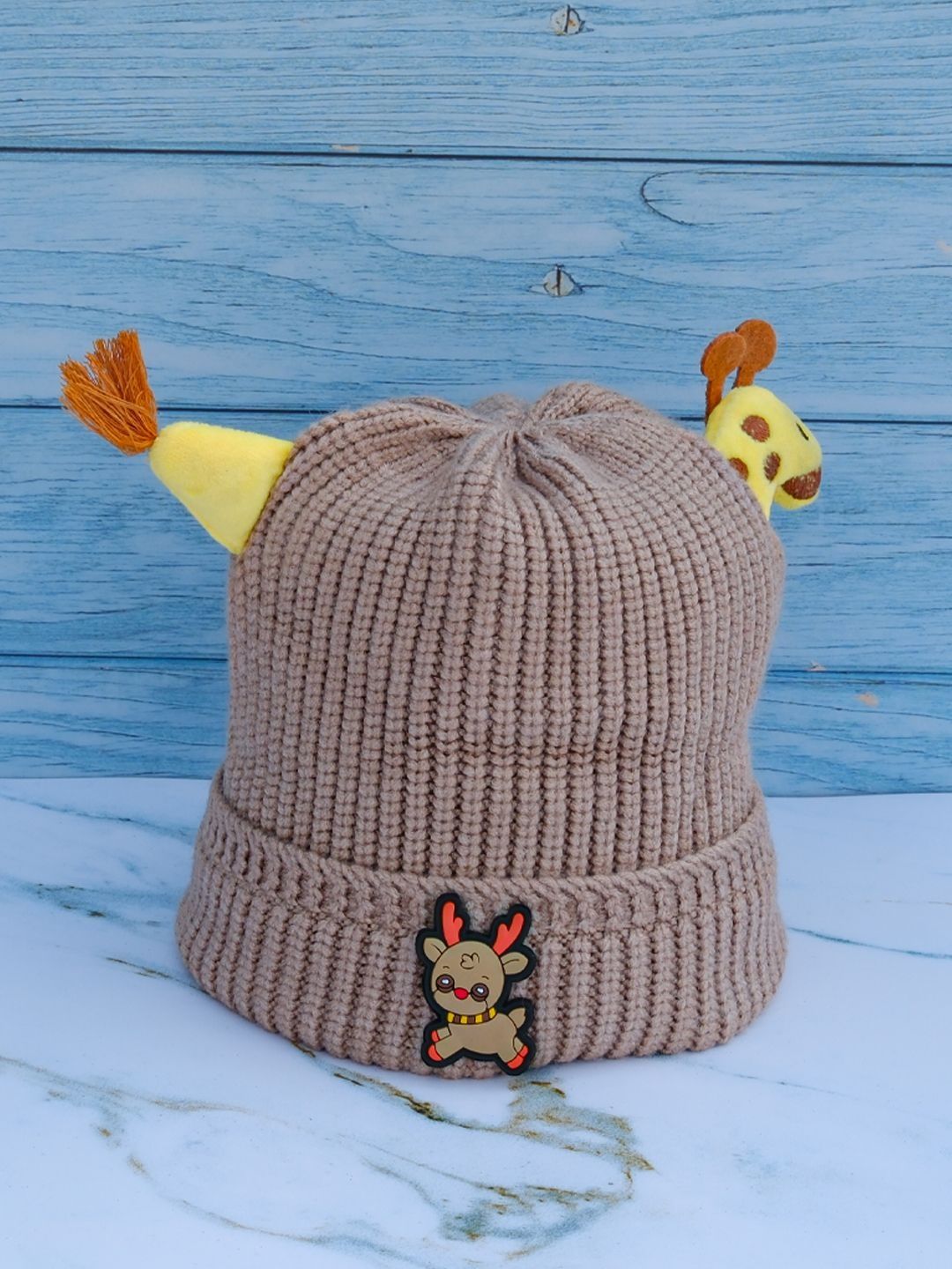 DukieKooky Unisex Kids Woollen Beanie-picture-54