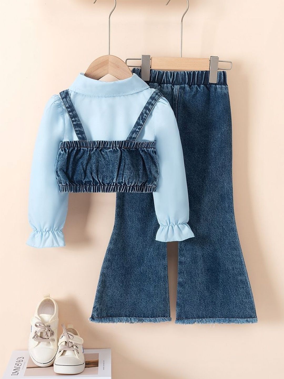 LULU & SKY Girls T-shirt and Shirt with Palazzos-image-22