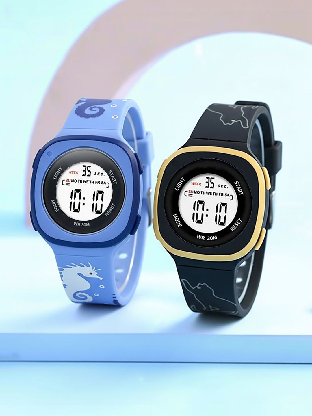 Time Up Unisex Kids Dial & Straps Digital Multi Function Watch CMB-2207-1P22-picture-14