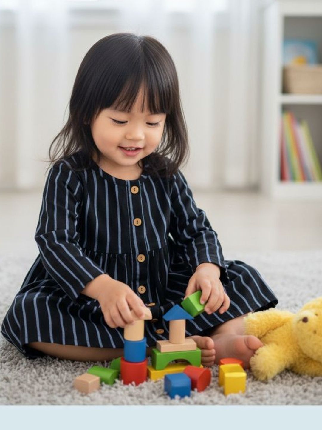 YK Striped Fit & Flare Dress-picture-17