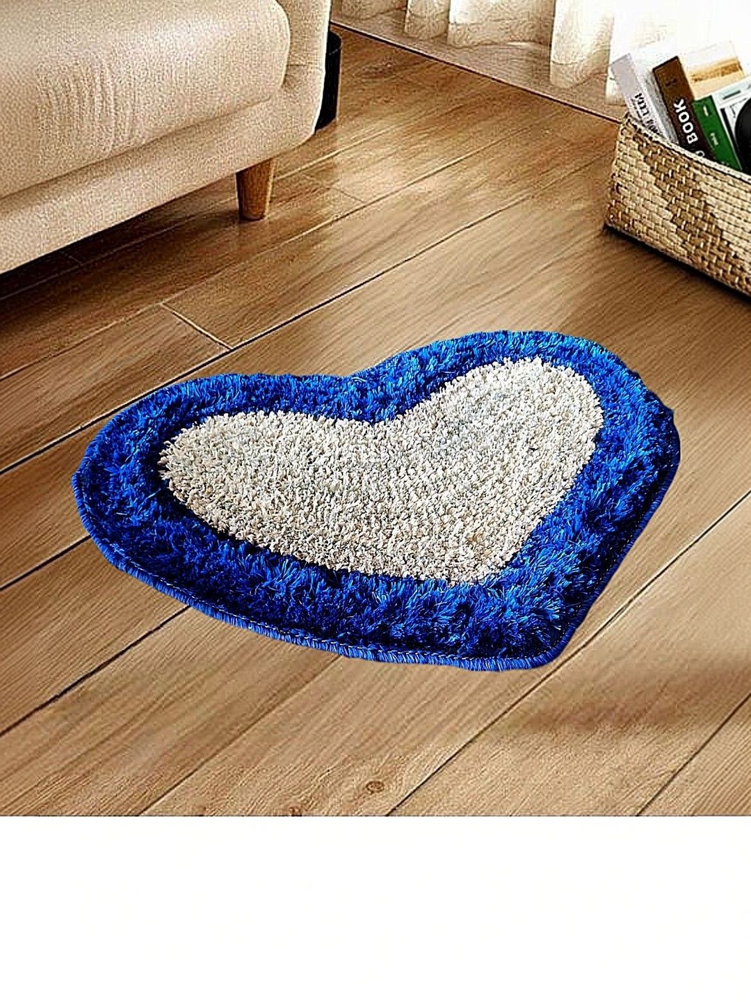 vstucart Blue & White Self-Designed Anti-Skid Doormat-picture-57