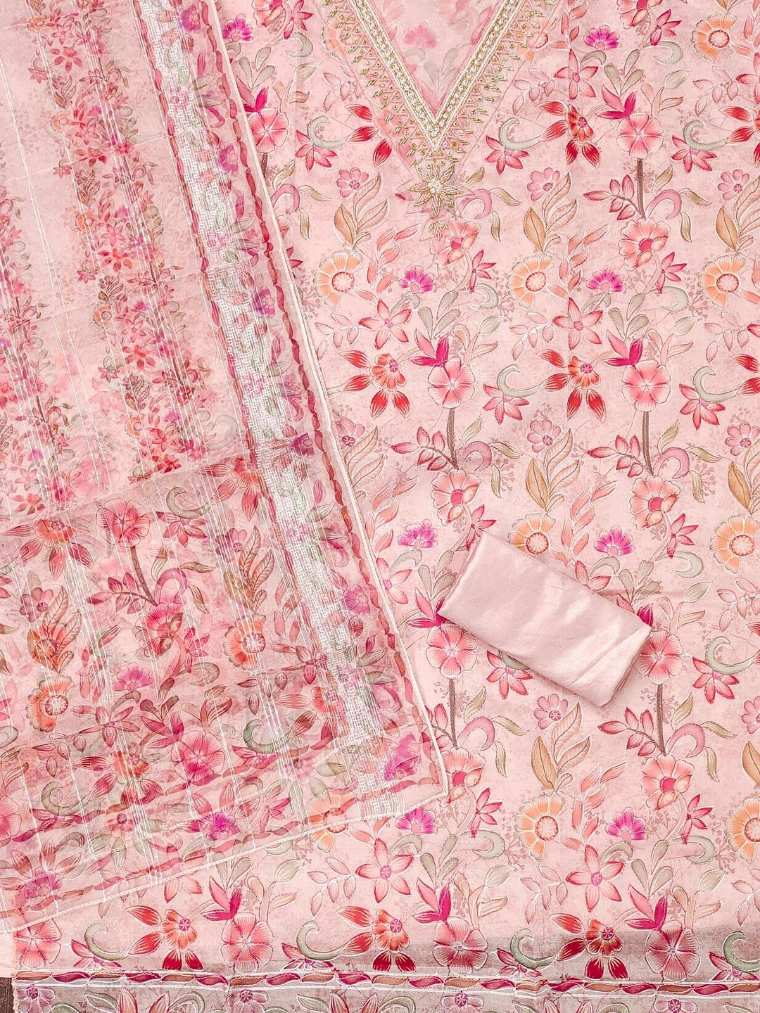 all about you Printed Pure Cotton Unstitched Dress Material-picture-21