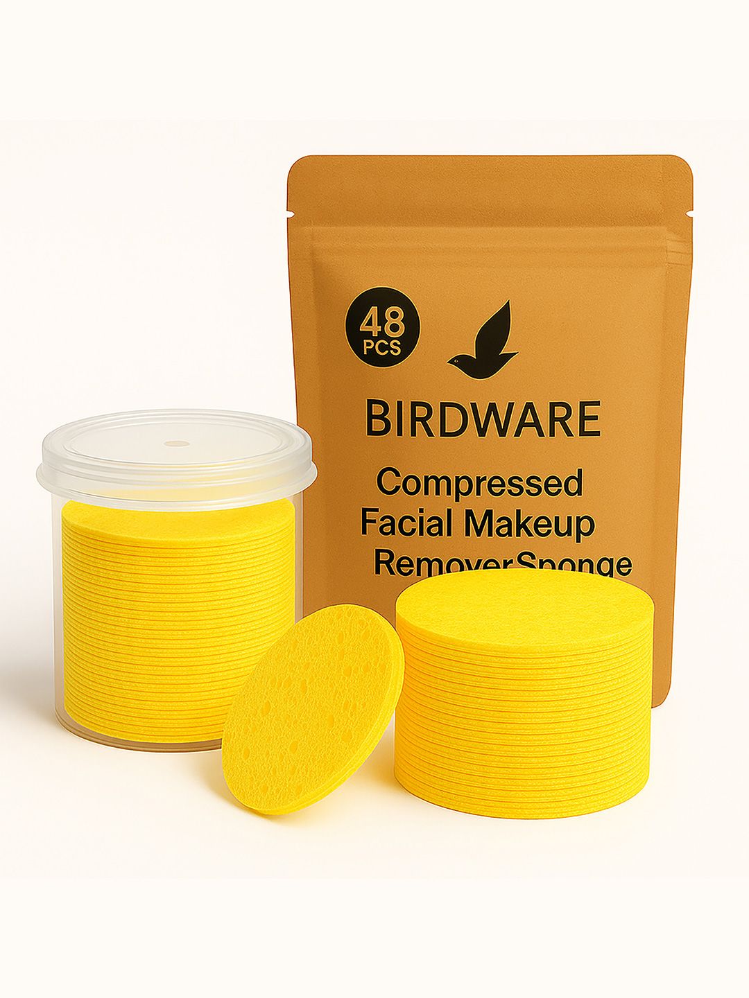 BIRDWARE Set Of 48 Premium Compress Makeup Remover-picture-21
