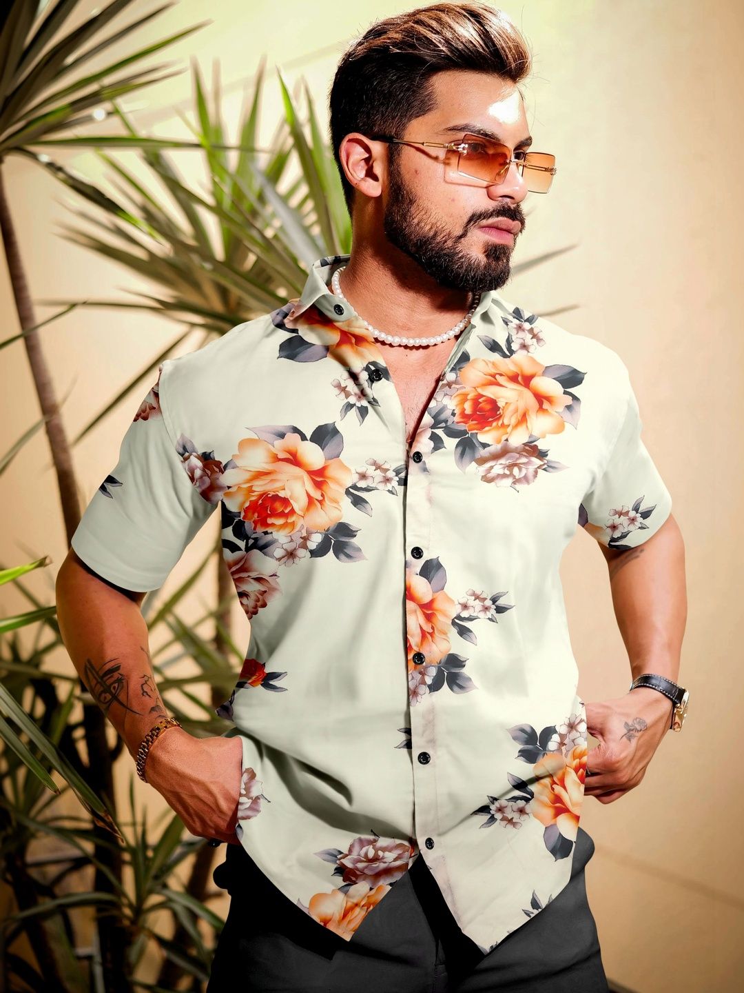 VDLooks Men Floral Printed Casual Shirt-picture-34
