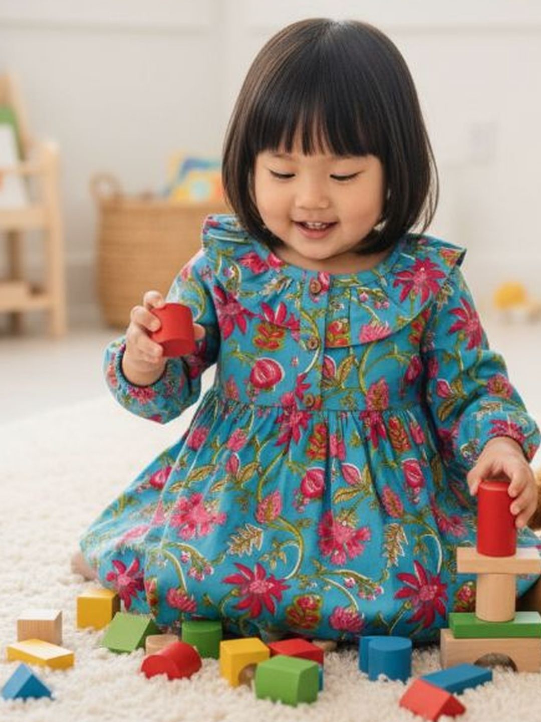 YK Floral Print Fit & Flare Dress-picture-29