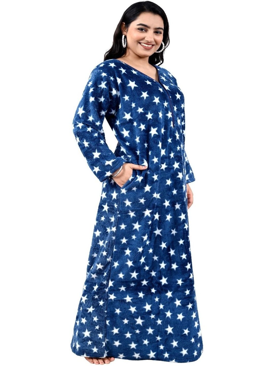 Karthav Fashion Printed Maxi Nightdress-picture-38