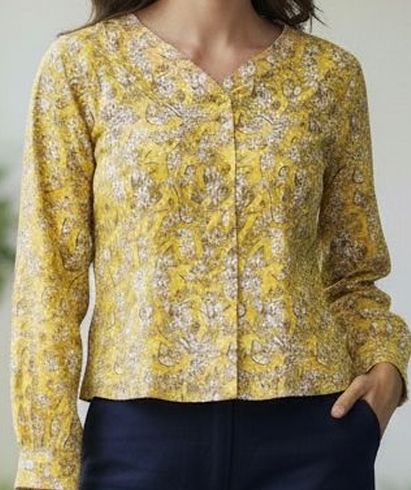 Buy BASABI Floral Print Cotton Top - Tops for Women 38609020 | Myntra