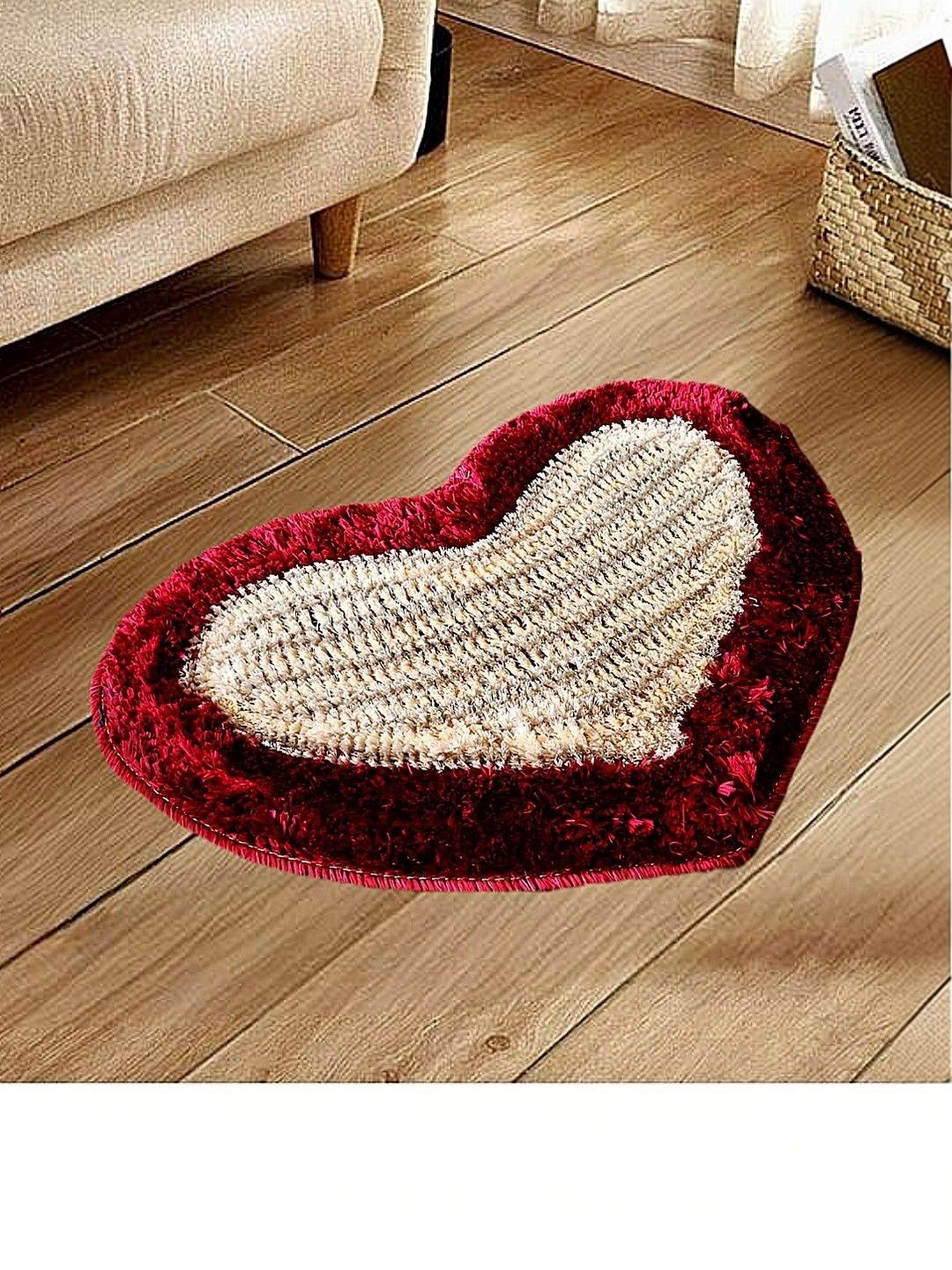 vstucart Red & White Self-Designed Anti-Skid Doormat-picture-18
