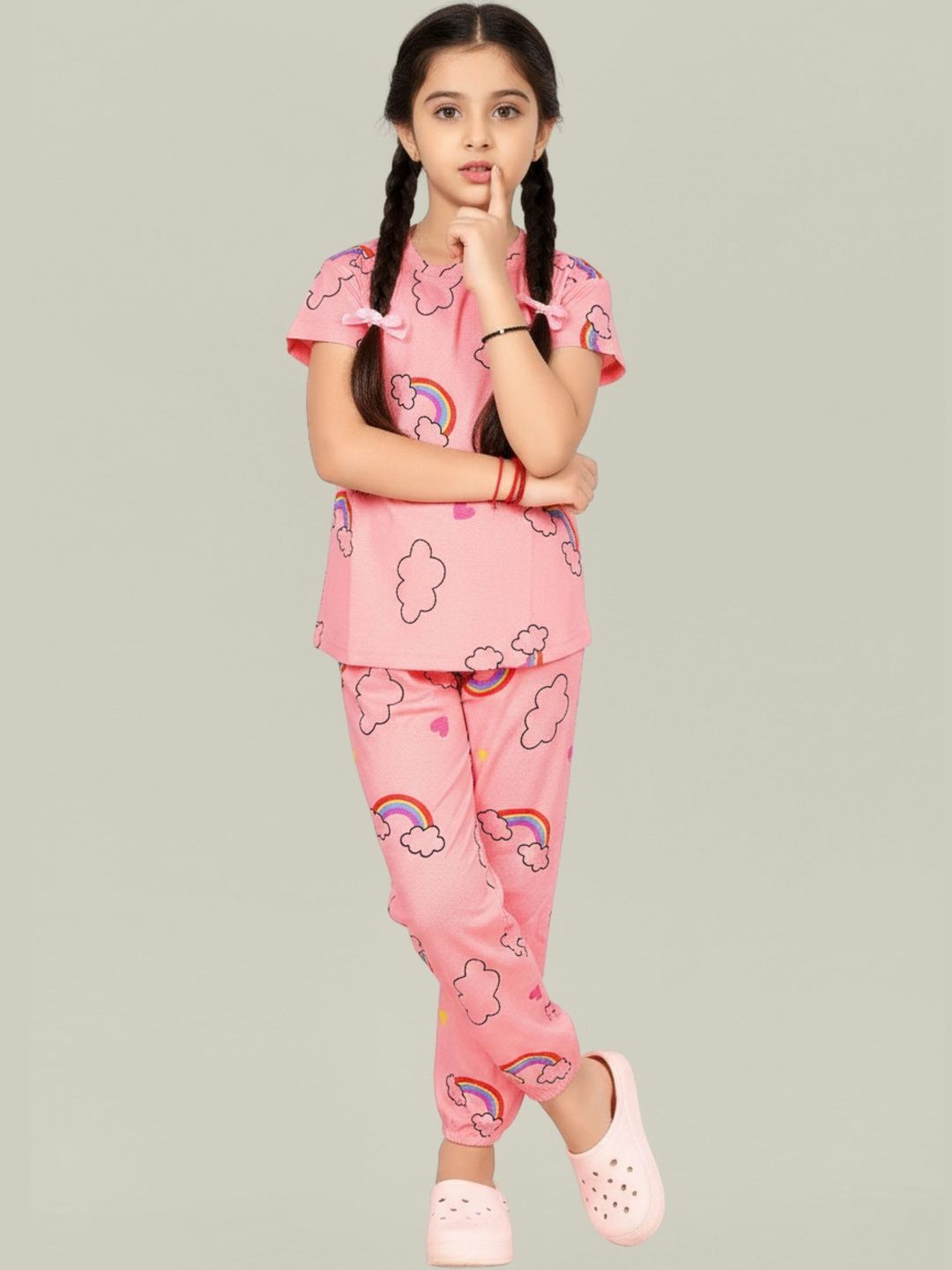 LITBABY Girls Printed Maxi Nightdress-picture-16