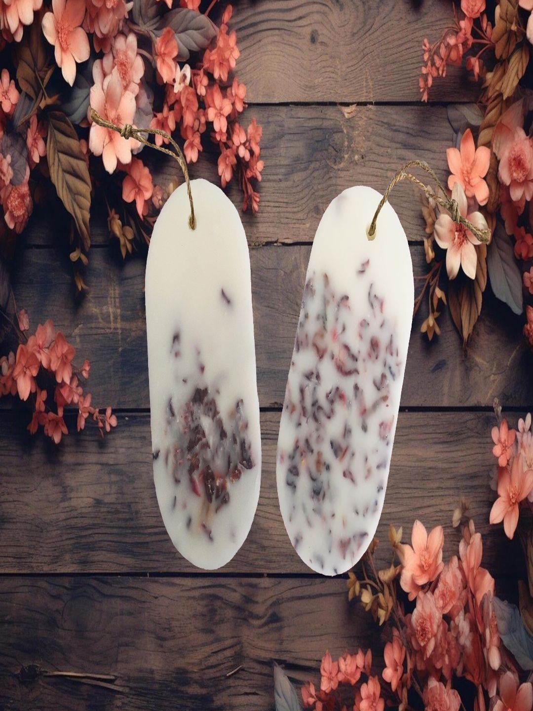 Stone and Feather 2Pcs Off White Rose Wax Tablet Home Fragrances-picture-13