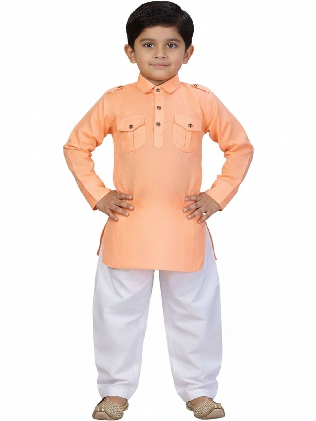 Aarika Boys Regular Pure Cotton Kurta with Trousers-picture-56