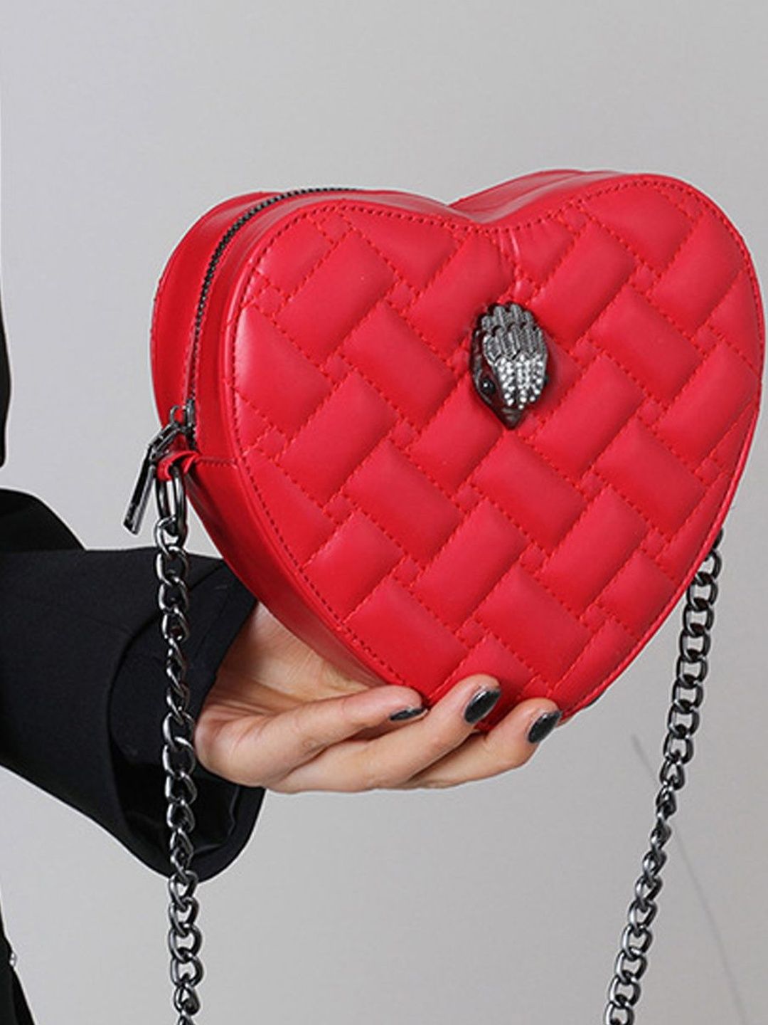 StyleCast Geometric PU Shopper Sling Bag with Quilted-picture-18