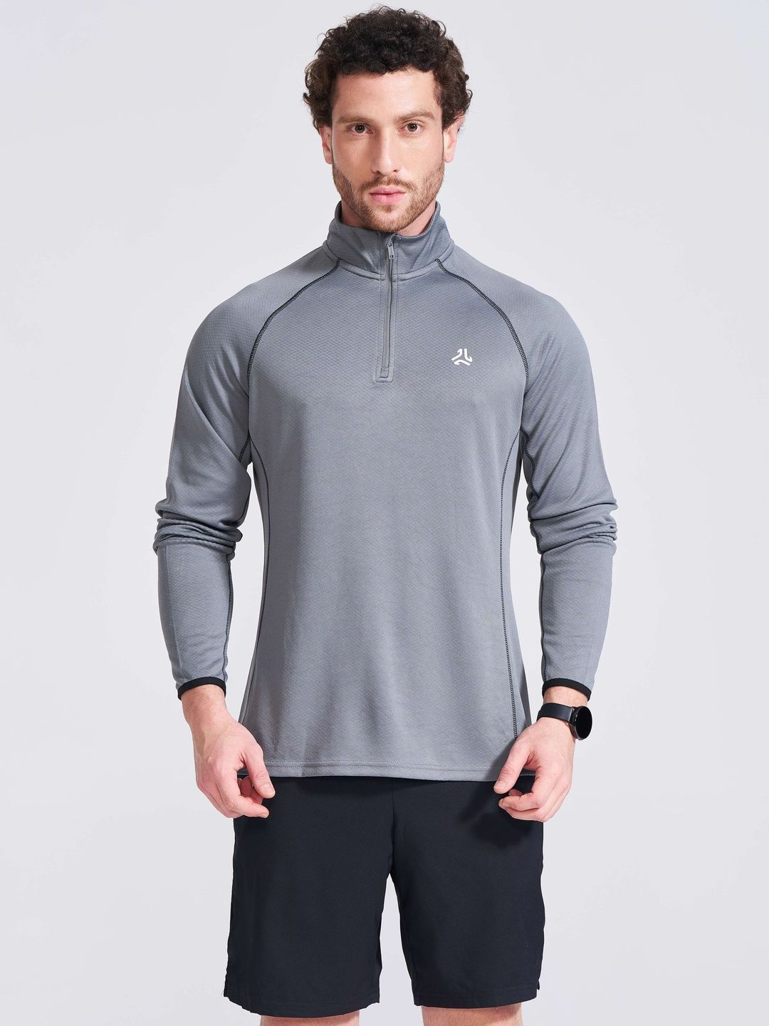 Campus Men Lightweight Antimicrobial Training or Gym Sporty Jacket