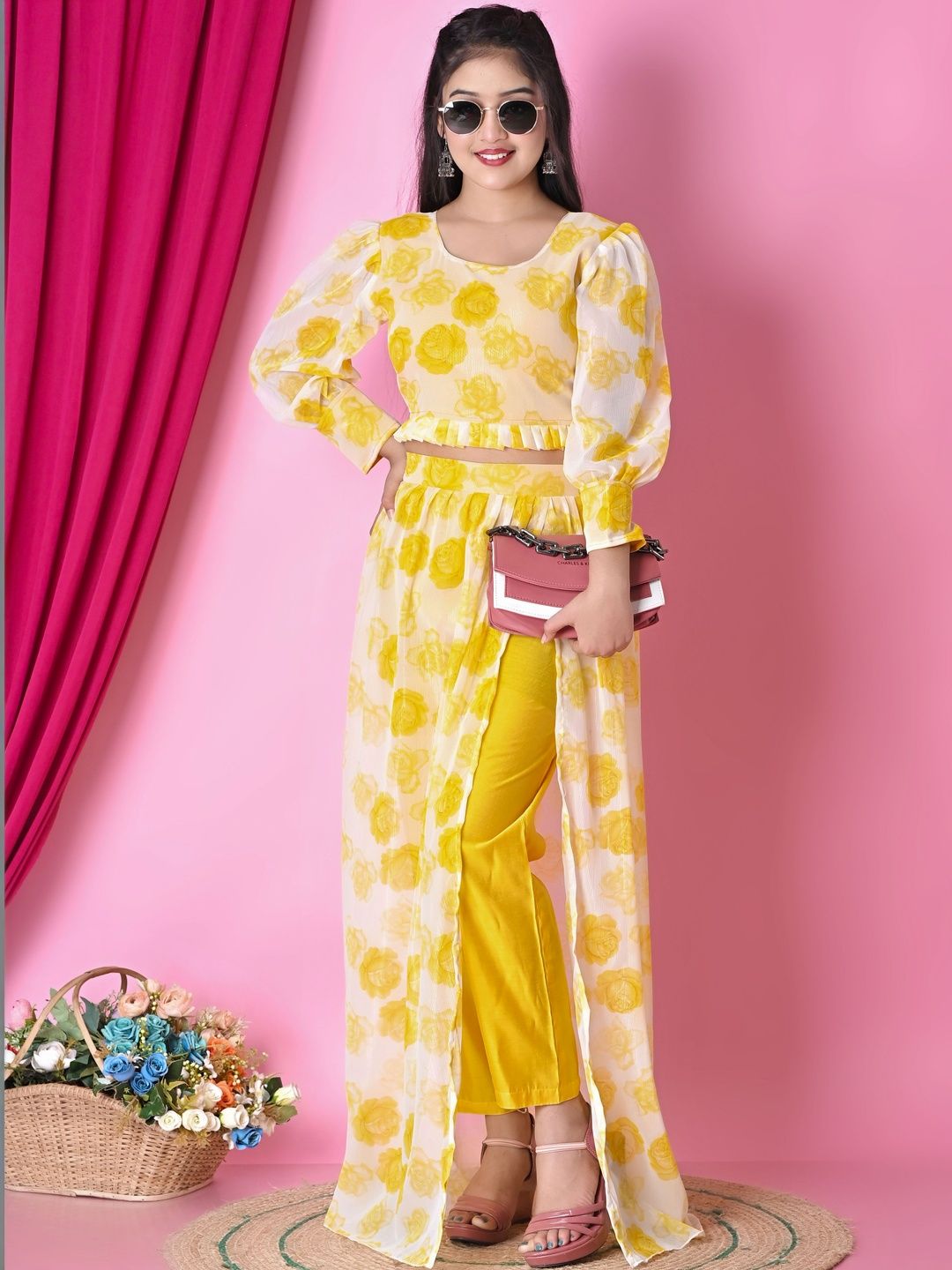 SPAMitude Girls Printed Top with Trousers-picture-50