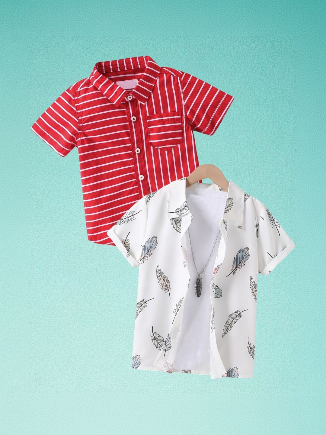 AMBARDI FASHION Boys Classic Printed Casual Shirt-picture-35