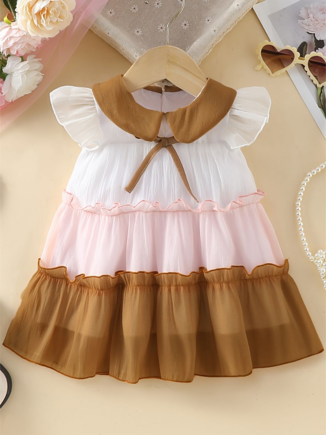 YK Colourblocked A-Line Dress-picture-47