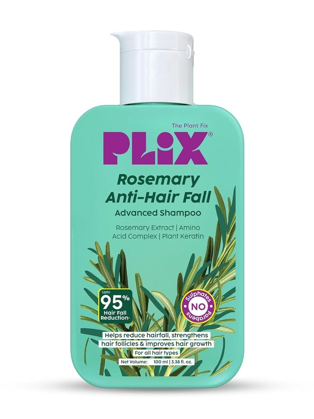 PLIX THE PLANT FIX Rosemary Anti Hair Fall Shampoo- 100 ml-picture-42