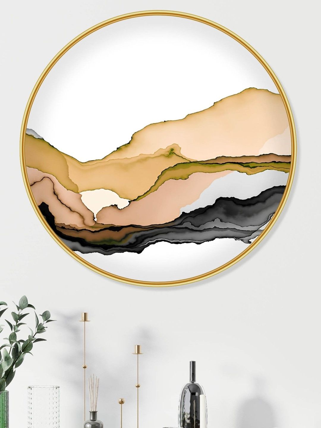 Aura White Single Piece MDF Other Wall Paintings-picture-46