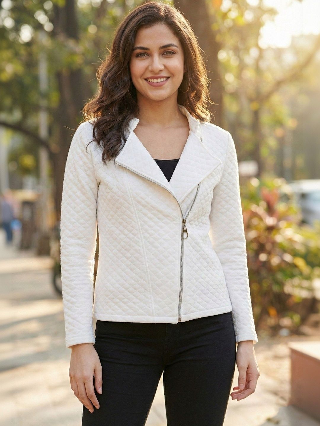 BAESD Women Lightweight Biker Jacket-picture-23