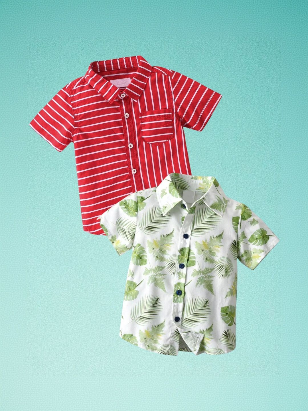 AMBARDI FASHION Boys Classic Multi Stripes Printed Casual Shirt-picture-19