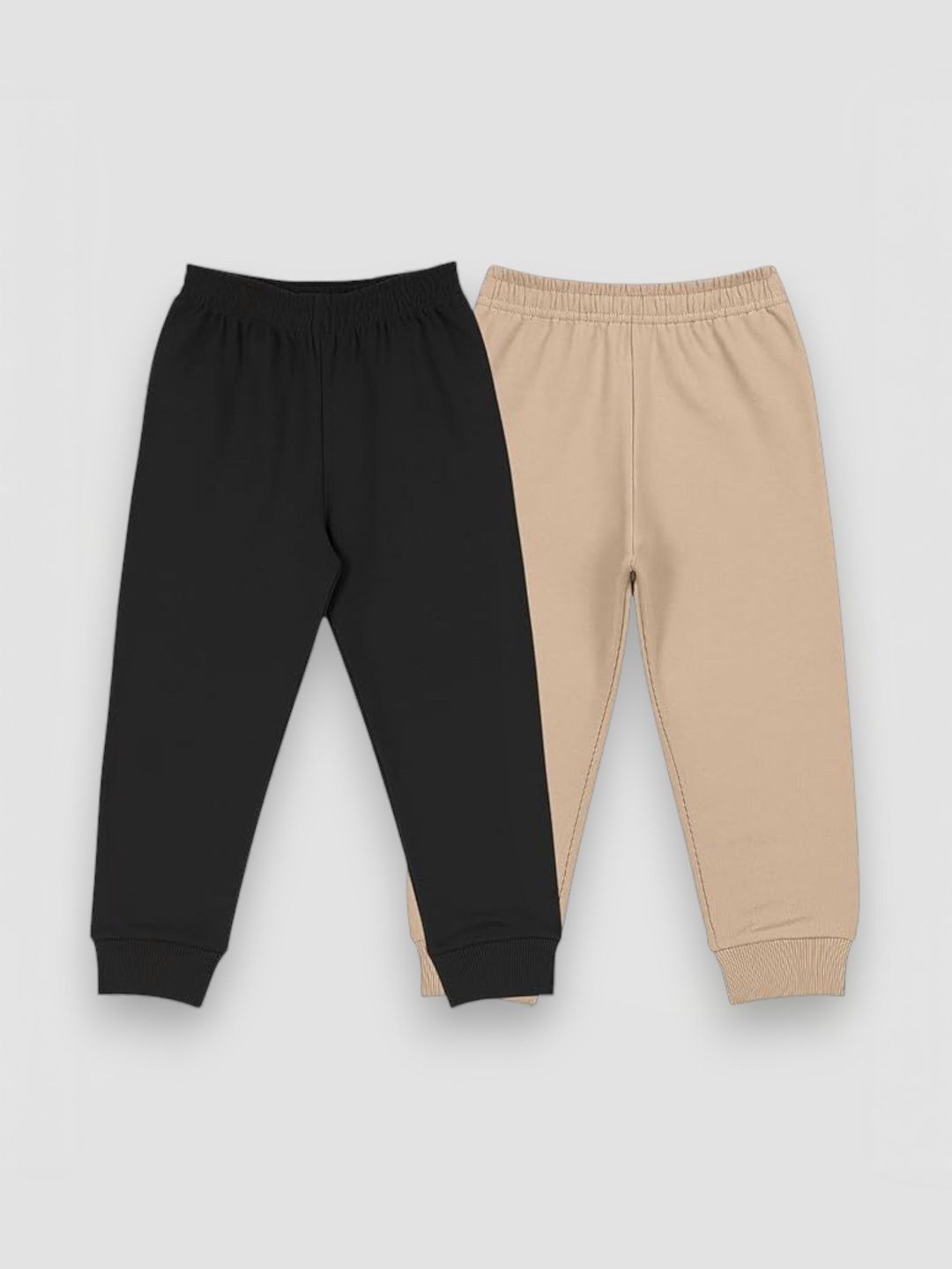 HuggleBug Kids Pack Of 2 Cotton Joggers-picture-22