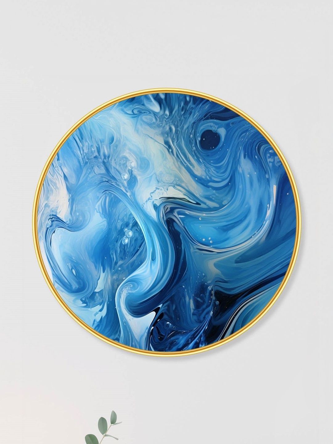 Aura Blue Single Piece MDF Wall Paintings-picture-38