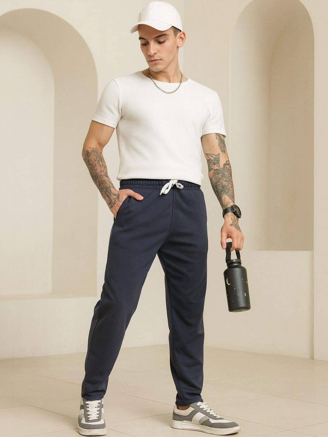 SWADESI STUFF Men Smart Trousers-picture-27