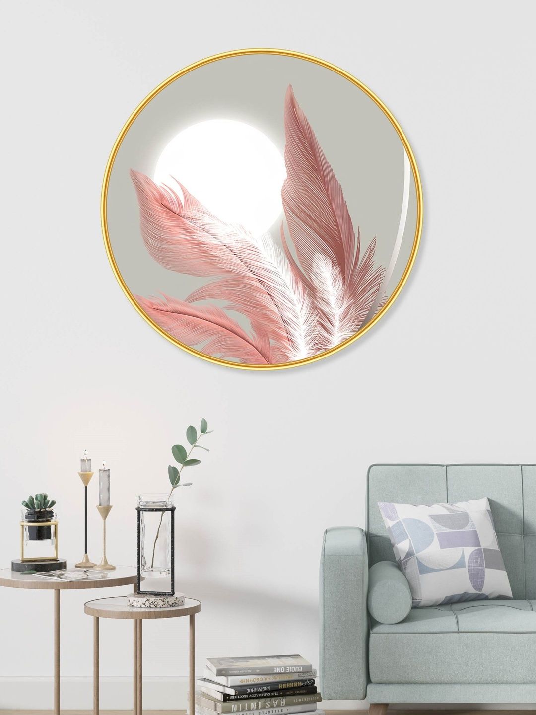 Aura Grey Single Piece MDF Other Wall Paintings-image-49
