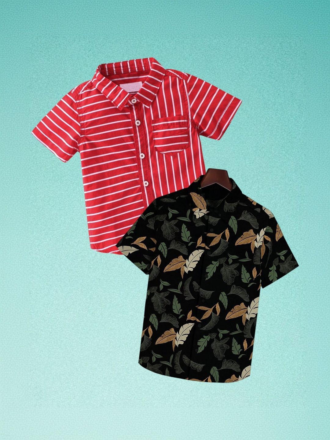 AMBARDI FASHION Boys Classic Multi Stripes Printed Casual Shirt-picture-37