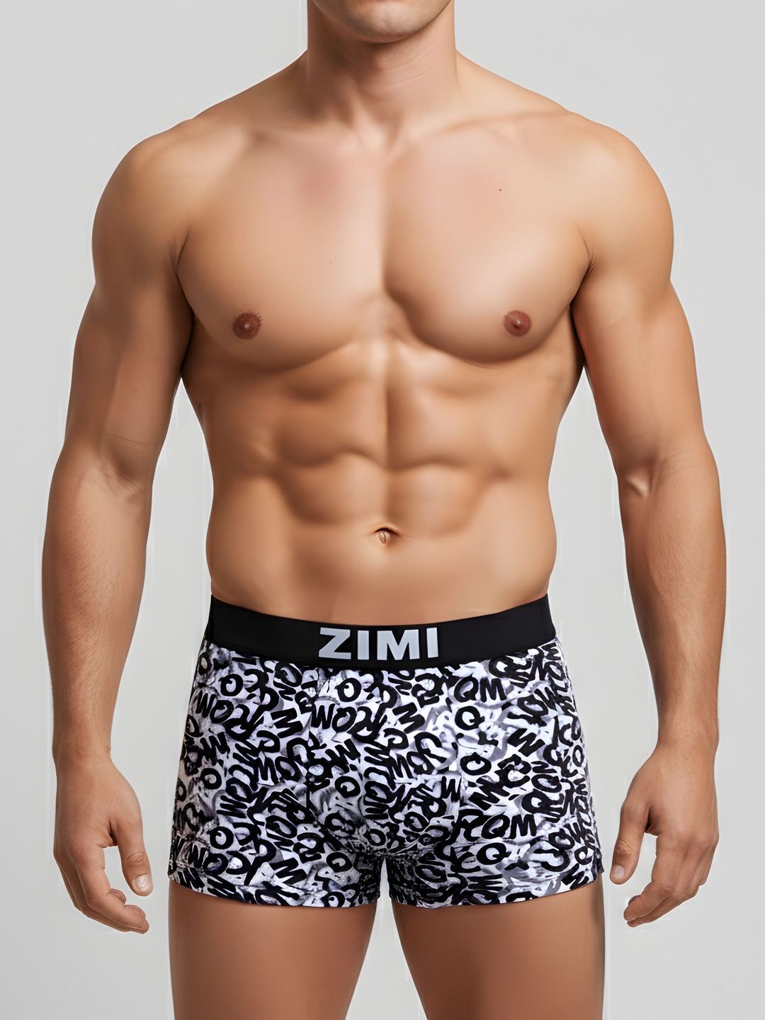 ZIMI LIFESTYLE Men Printed Mid-Rise Trunk-picture-12