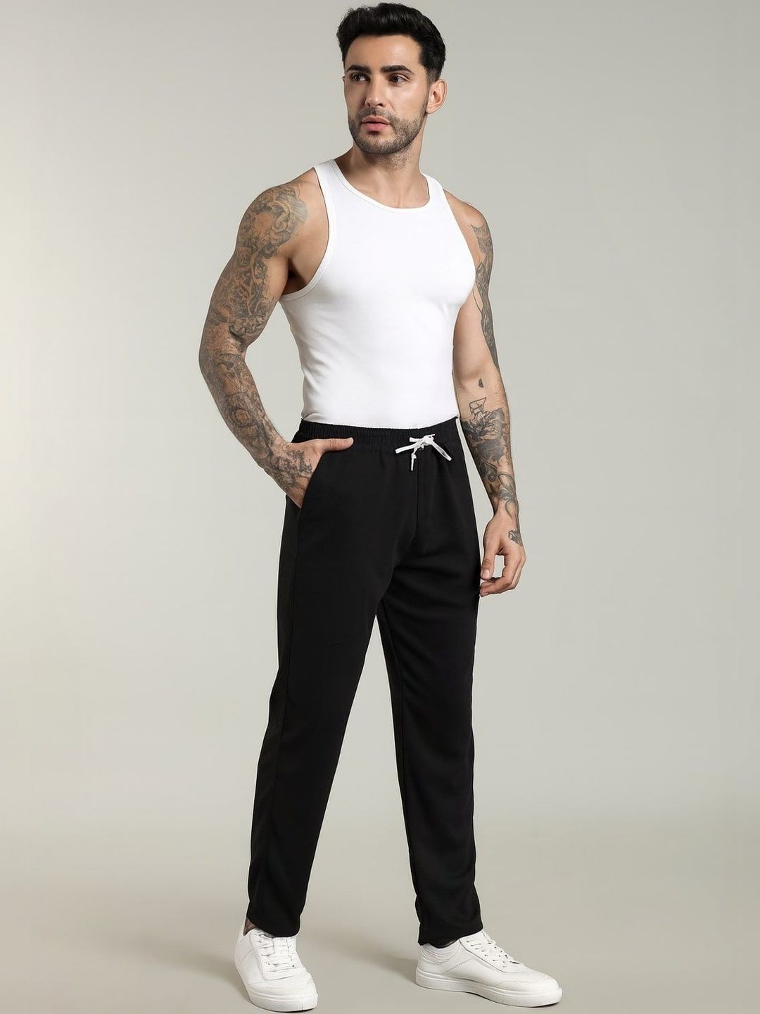 SWADESI STUFF Men Smart Trousers-picture-31