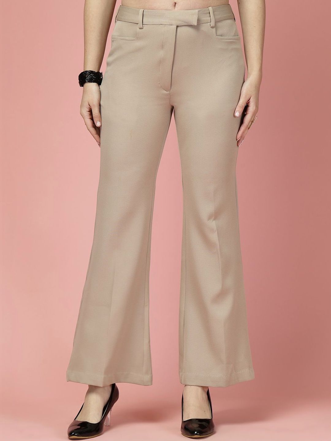 R.Code by The Roadster Life Co. Women Relaxed High-Rise Easy Wash Trousers-picture-26