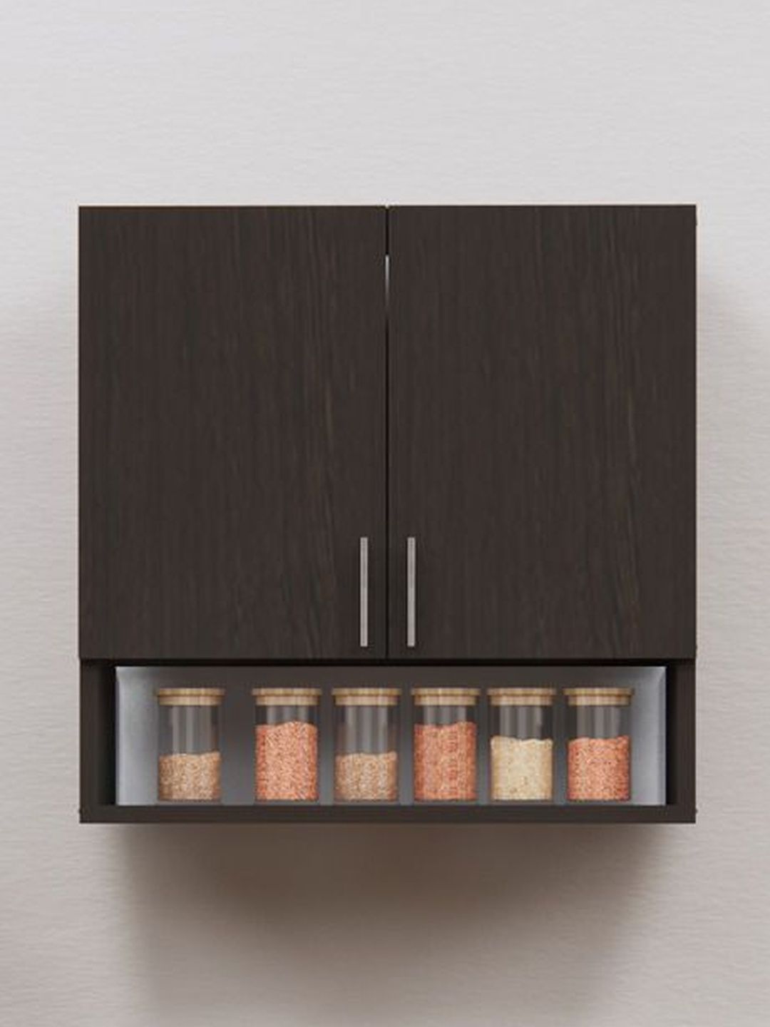 SPECIALITY PANELS Brown 2-Door Wall Mounted Engineered Wood Cabinet
