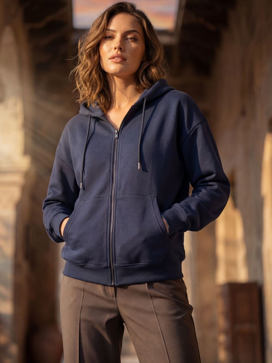 Moda Rapido Women Hooded Sweatshirt-picture-14